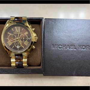 Michael Kors Tortoise Oversized Watch